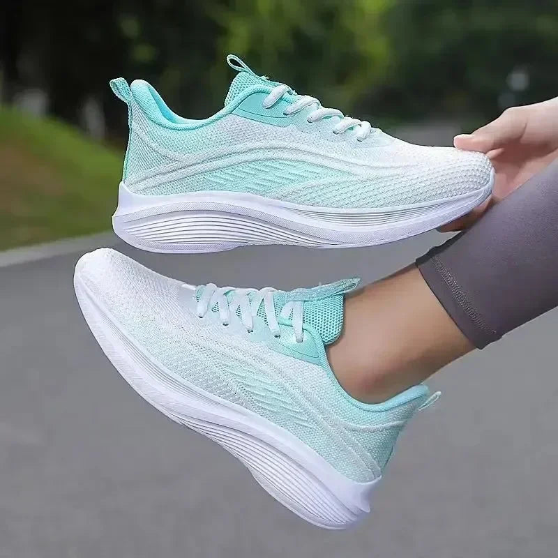 2025 Women’s Casual Mesh Flats – Anti-Slip Breathable Summer Walking Shoes
