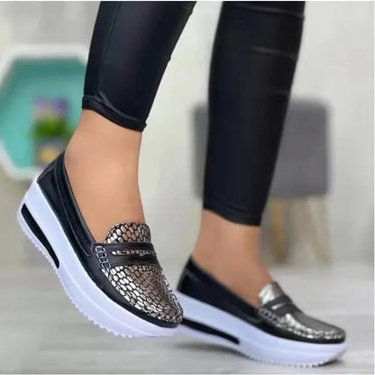Mocassins compensés à plateforme pour femme YEAE™ – Baskets décontractées légères