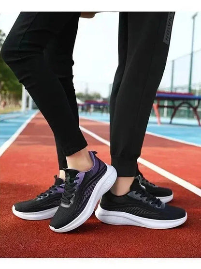 2025 Women’s Casual Mesh Flats – Anti-Slip Breathable Summer Walking Shoes