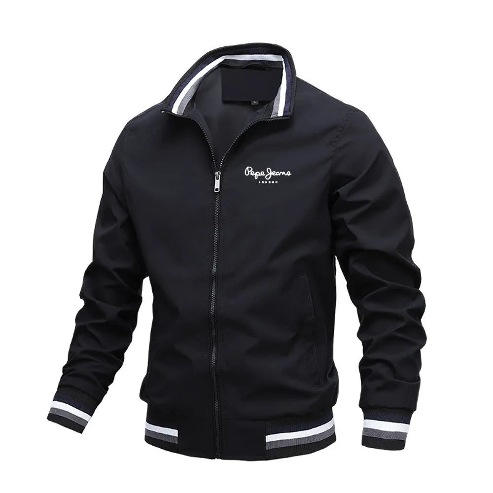 Blouson Aviateur Imperméable Homme Loom & Soul – Coupe-Vent Col Montant