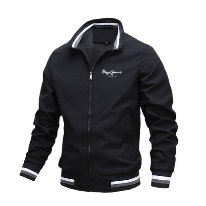 Blouson Aviateur Imperméable Homme Loom & Soul – Coupe-Vent Col Montant