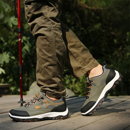 Chaussures de sport légères pour homme – Baskets en microfibre pour la course et la marche