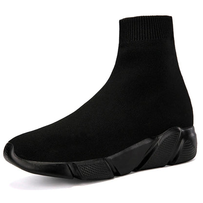 Chaussures de course montantes – Baskets unisexe à enfiler | Baskets réfléchissantes, respirantes et légères pour hommes et femmes