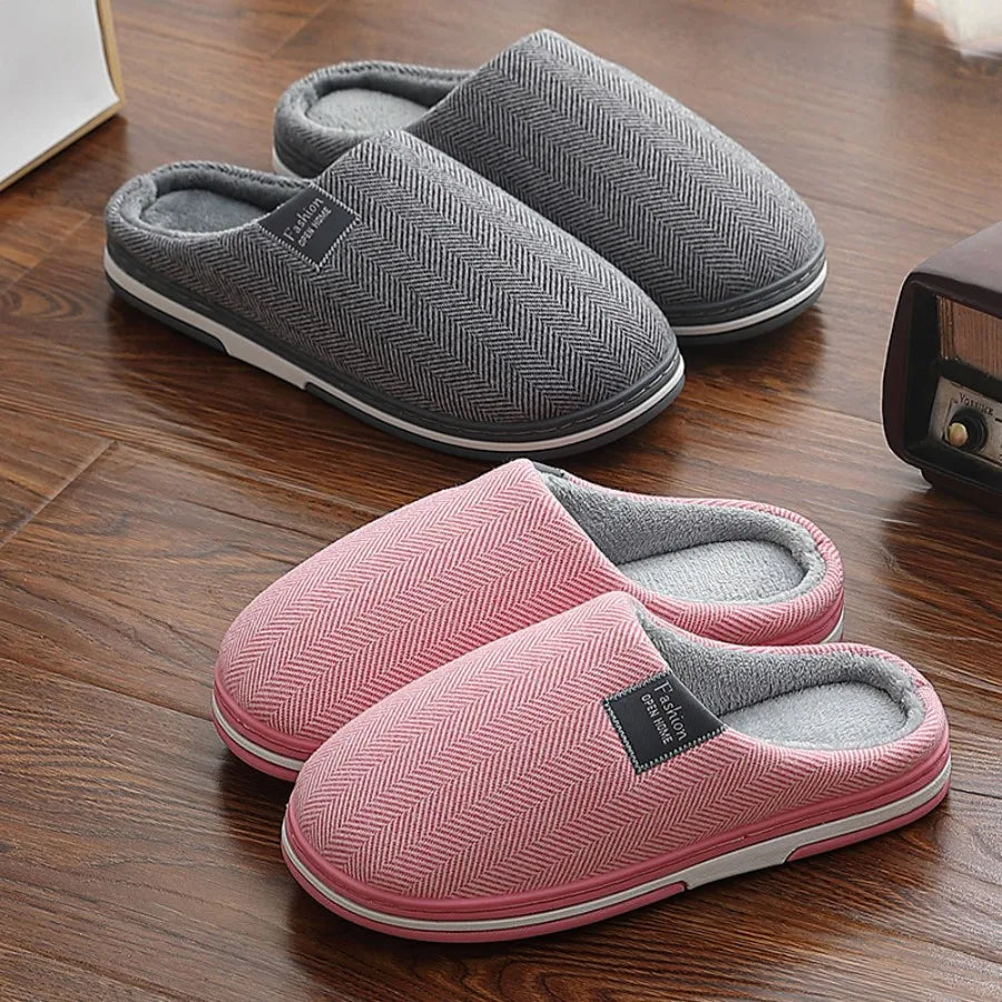 Loom & Soul™ CozyStep Plush Slippers | Unisex Winter Warm Fleece Indoor Shoes – Non-Slip, Soft & Ultra Comfortable