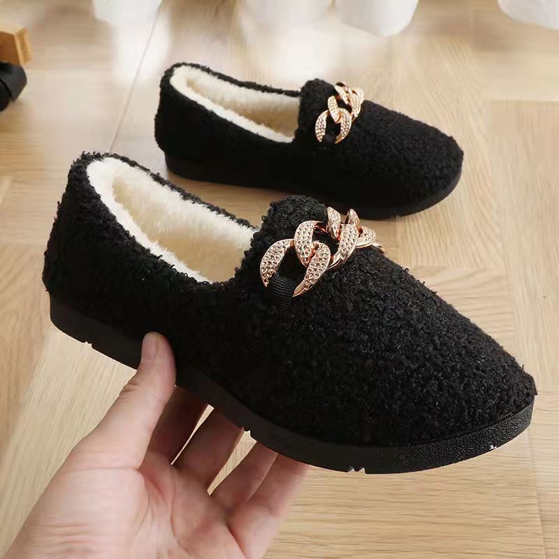 Pantoufles d'hiver en velours côtelé Rollstep™ – Chaussons d'intérieur chauds doublés en polaire pour hommes et femmes