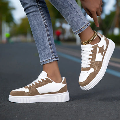 Loom & Soul YRZL Unisex Sports Sneakers – Breathable Thick Sole Comfort