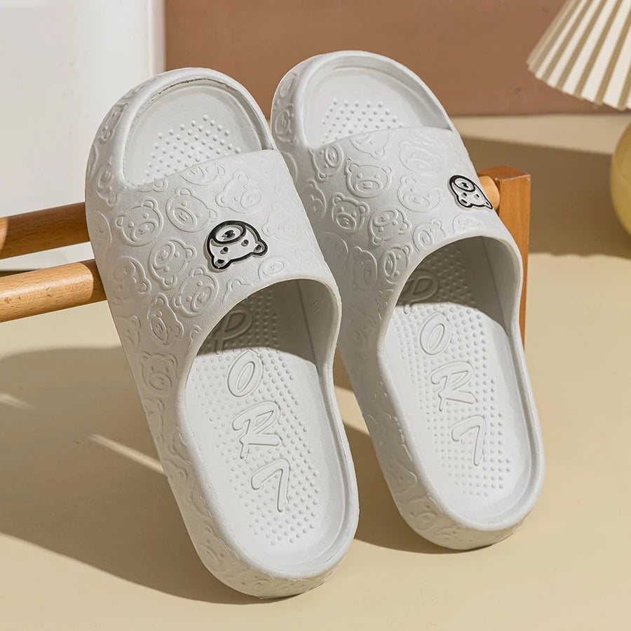 Little Bear™ EVA Slides – Men’s Indoor Non-Slip Platform Slippers