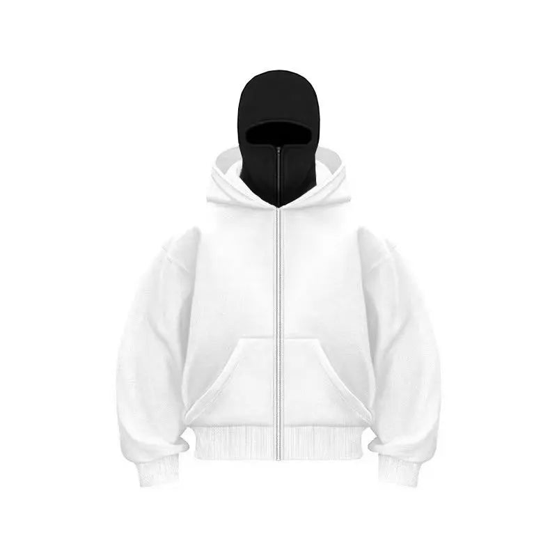 Sweat à Capuche Zippé Homme Automne Hiver – Veste Décontractée Chaude Streetwear