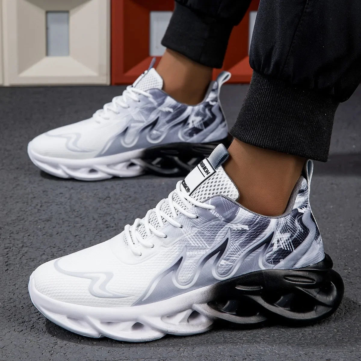 Chaussures de course unisexe haute performance | Baskets de marathon légères et respirantes