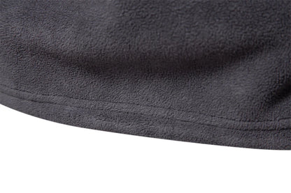 AIOPESON Men’s Thick Fleece Pullover – Turn-Down Collar Winter Sweatshirt