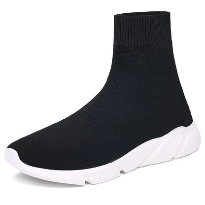Chaussures de course montantes – Baskets unisexe à enfiler | Baskets réfléchissantes, respirantes et légères pour hommes et femmes