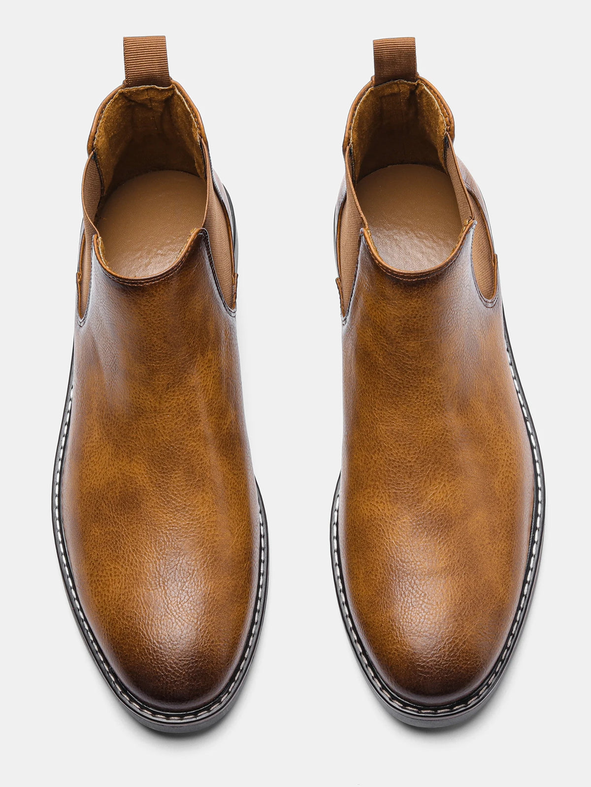 Loom & Soul Men’s Retro Chelsea Boots – Classic Slip-On British Style Boots