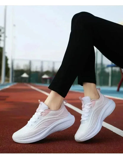 2025 Women’s Casual Mesh Flats – Anti-Slip Breathable Summer Walking Shoes