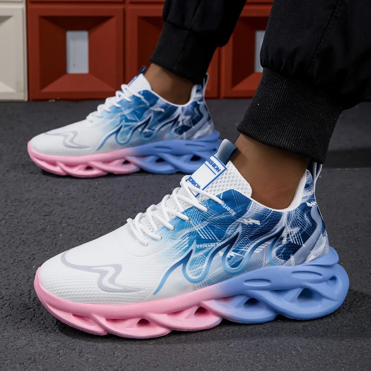 Chaussures de course unisexe haute performance | Baskets de marathon légères et respirantes
