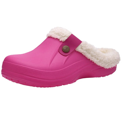 Asgard™ Women’s Waterproof Fur Slippers – Warm & Non-Slip