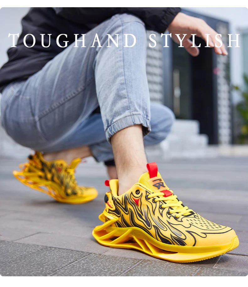 Men’s Breathable Mesh Sneakers – Casual Summer Trainers & Running Shoes