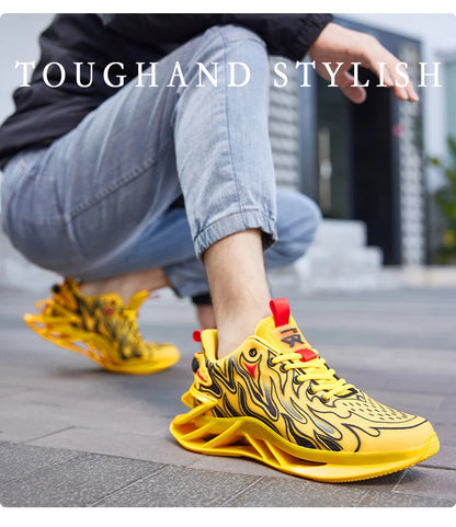 Men’s Breathable Mesh Sneakers – Casual Summer Trainers & Running Shoes
