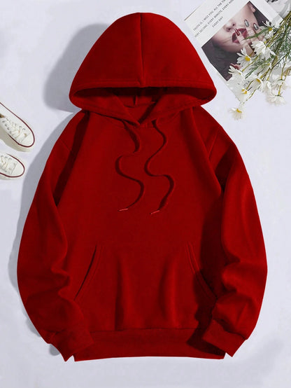 Women’s Fleece Pullover Hoodie – Warm Winter Casual Print Hooded Sweatshirt S-XXL