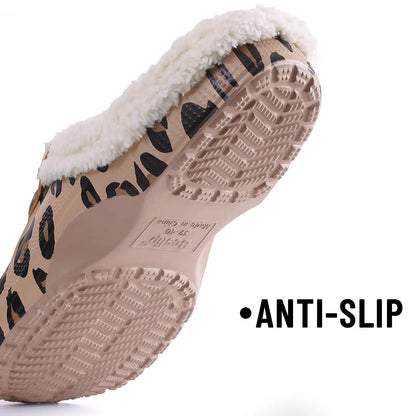 Asgard™ Women’s Waterproof Fur Slippers – Warm & Non-Slip