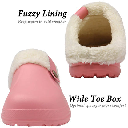 Asgard™ Women’s Waterproof Fur Slippers – Warm & Non-Slip