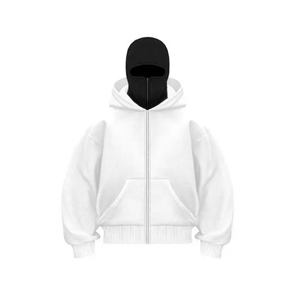 Sweat à Capuche Zippé Homme Automne Hiver – Veste Décontractée Chaude Streetwear