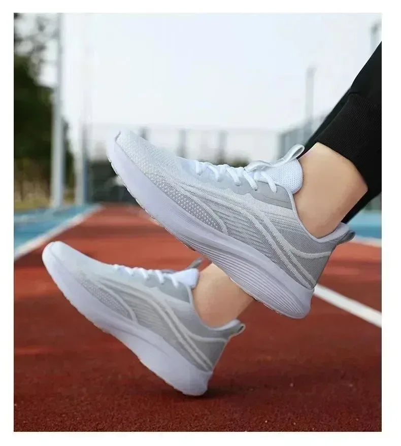 2025 Women’s Casual Mesh Flats – Anti-Slip Breathable Summer Walking Shoes