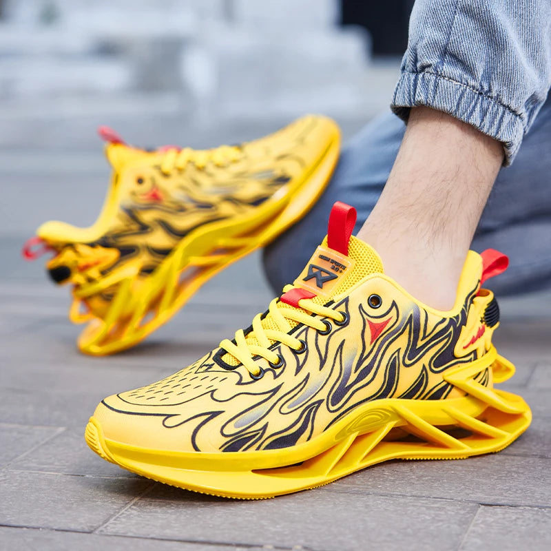 Men’s Breathable Mesh Sneakers – Casual Summer Trainers & Running Shoes