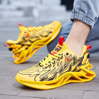 Men’s Breathable Mesh Sneakers – Casual Summer Trainers & Running Shoes