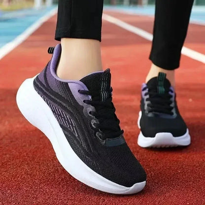 2025 Women’s Casual Mesh Flats – Anti-Slip Breathable Summer Walking Shoes
