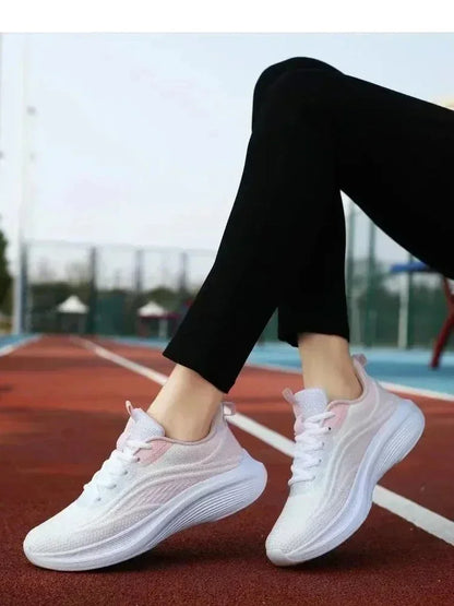 2025 Women’s Casual Mesh Flats – Anti-Slip Breathable Summer Walking Shoes