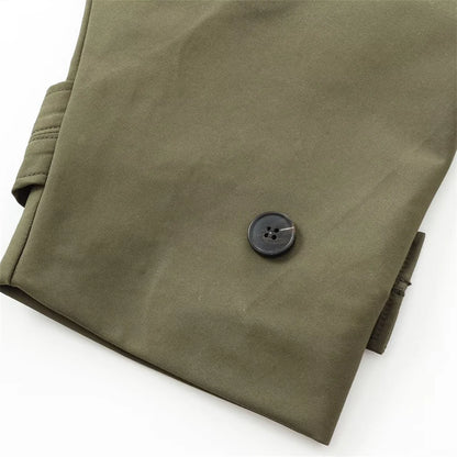 Veste à revers et capuche EleganceEase™ – Style automnal intemporel, confiance sans effort