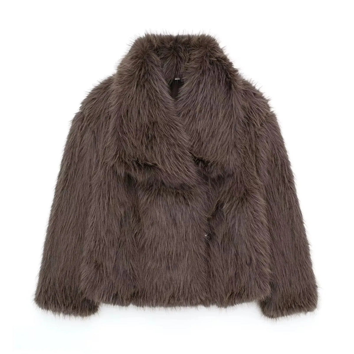 Veste à revers en fausse fourrure HH LuxeFur™ – Chaleur élégante pour l'Automne & l'Hiver 2025