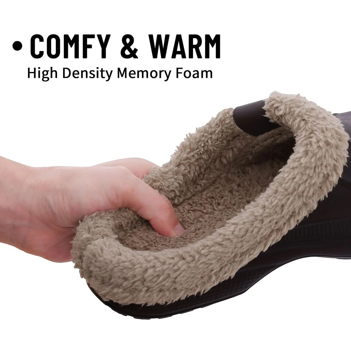 Asgard™ Women’s Waterproof Fur Slippers – Warm & Non-Slip
