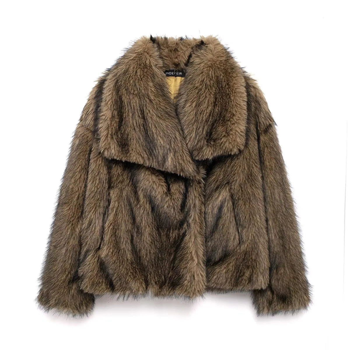 Veste à revers en fausse fourrure HH LuxeFur™ – Chaleur élégante pour l'Automne & l'Hiver 2025
