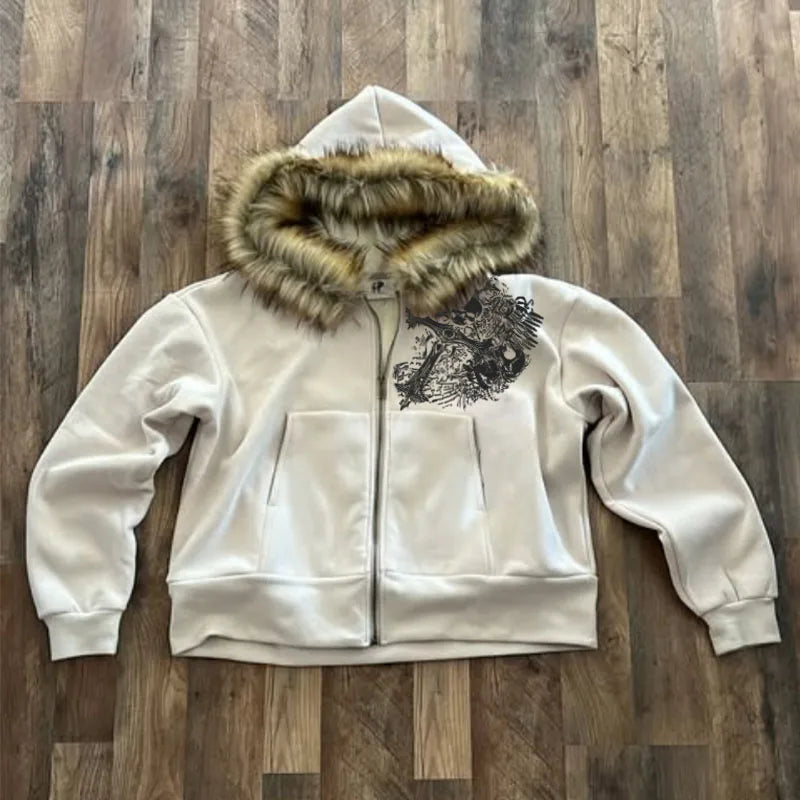 European American Oversized Casual Streetwear