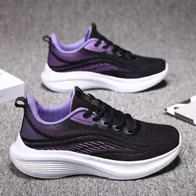 2025 Women’s Casual Mesh Flats – Anti-Slip Breathable Summer Walking Shoes