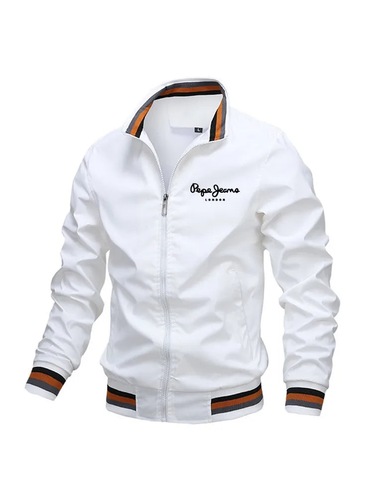 Blouson Aviateur Imperméable Homme Loom & Soul – Coupe-Vent Col Montant