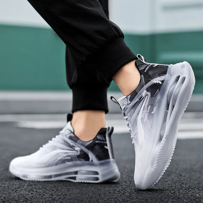 Baskets respirantes en maille AEROMAX™ 6069 pour hommes | Baskets patchwork légères pour tenues décontractées et sportives