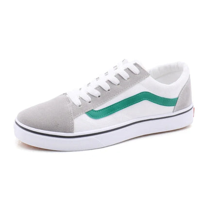 Baskets en toile à carreaux pour homme – Chaussures décontractées légères à lacets