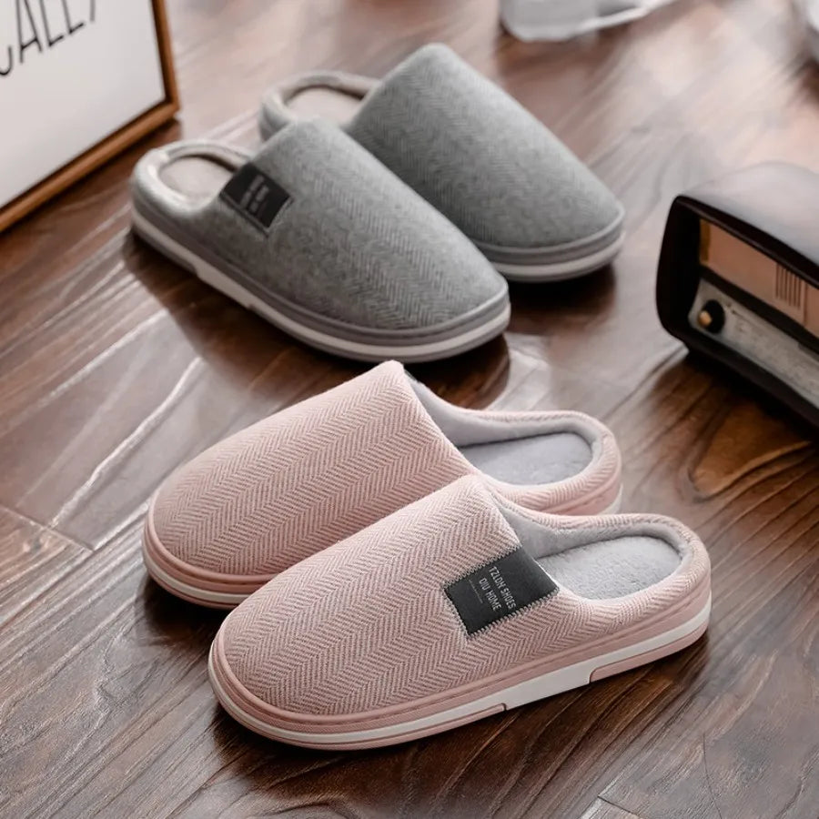 Loom & Soul™ CozyStep Plush Slippers | Unisex Winter Warm Fleece Indoor Shoes – Non-Slip, Soft & Ultra Comfortable