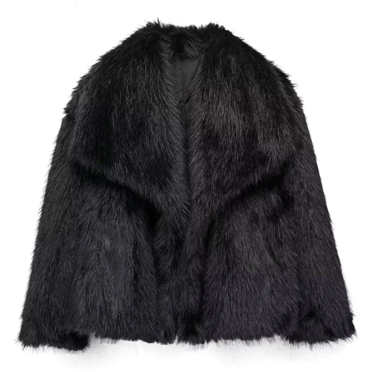 Veste à revers en fausse fourrure HH LuxeFur™ – Chaleur élégante pour l'Automne & l'Hiver 2025