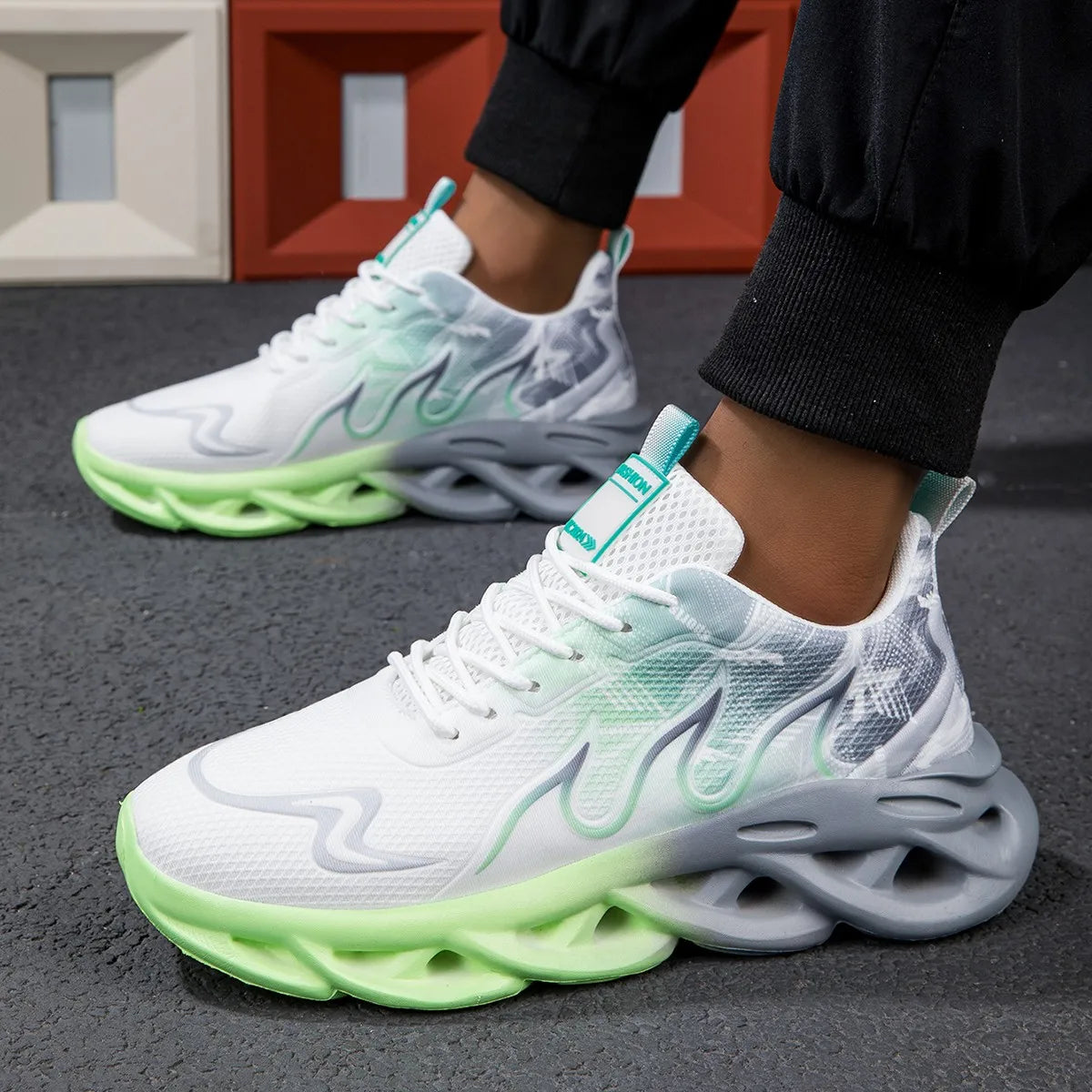 Chaussures de course unisexe haute performance | Baskets de marathon légères et respirantes