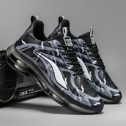 Baskets respirantes en maille AEROMAX™ 6069 pour hommes | Baskets patchwork légères pour tenues décontractées et sportives