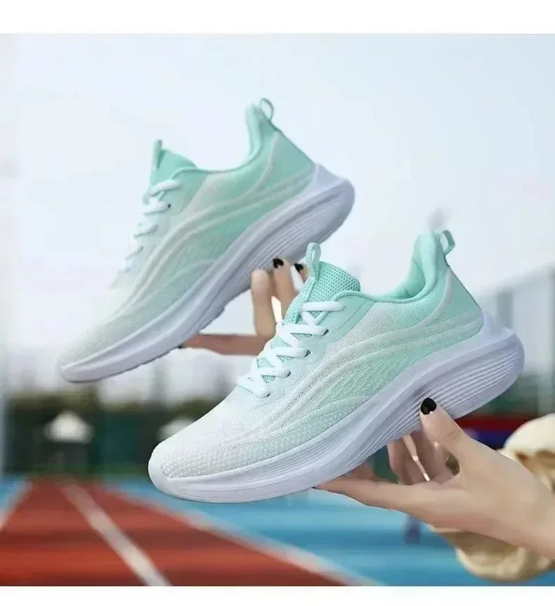 2025 Women’s Casual Mesh Flats – Anti-Slip Breathable Summer Walking Shoes