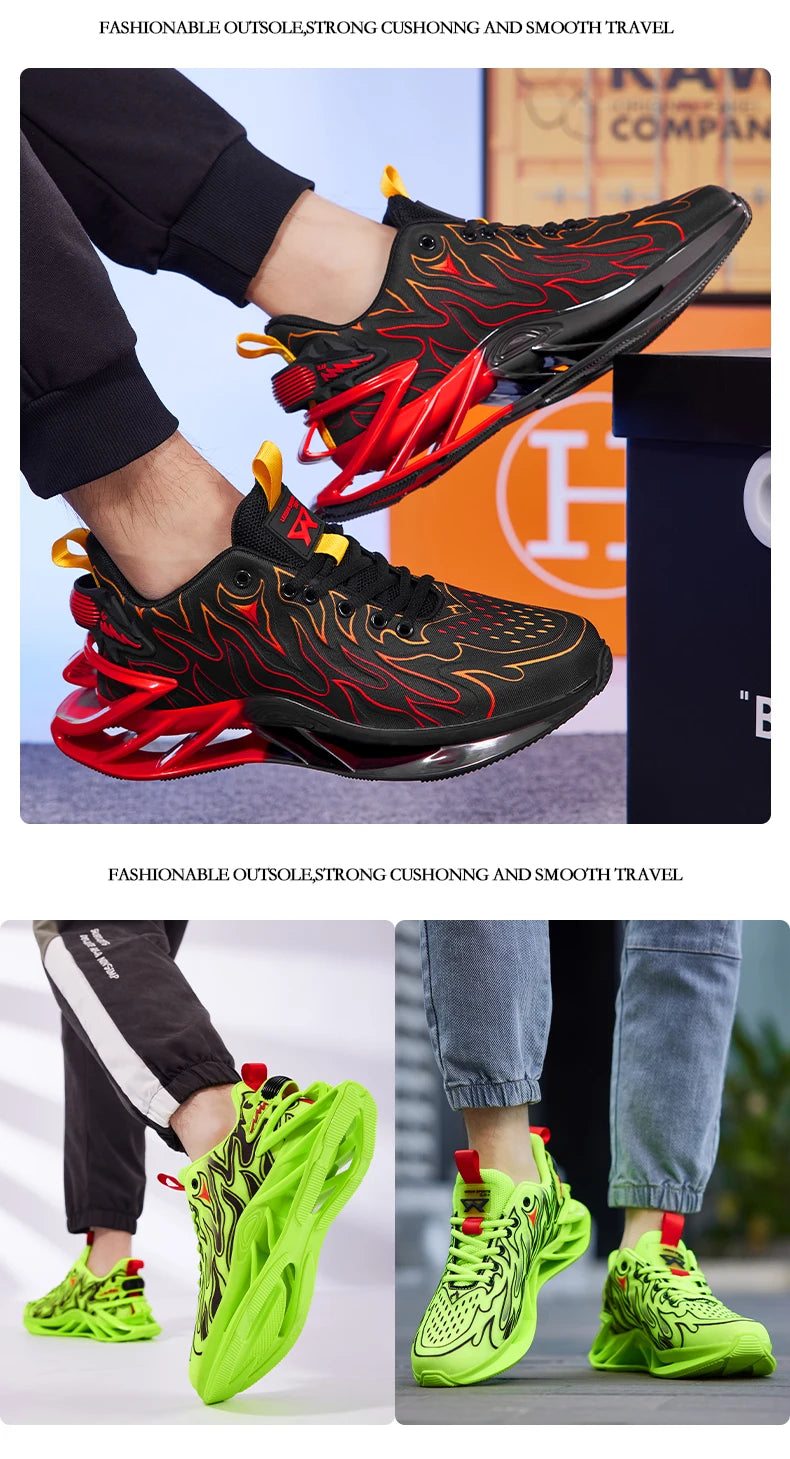 Men’s Breathable Mesh Sneakers – Casual Summer Trainers & Running Shoes