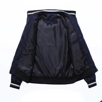 Blouson Aviateur Imperméable Homme Loom & Soul – Coupe-Vent Col Montant