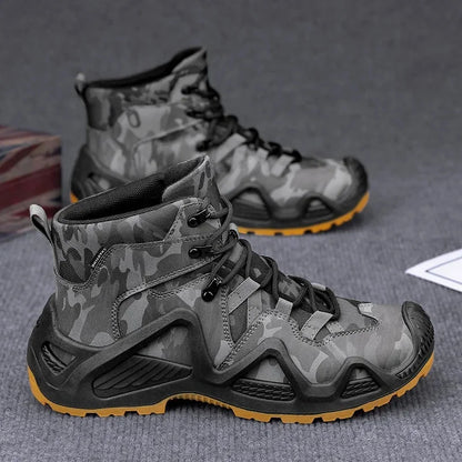 Men’s Oxford Hiking Shoes – Waterproof Canvas Sport Boots, Non-Slip Size 39–46