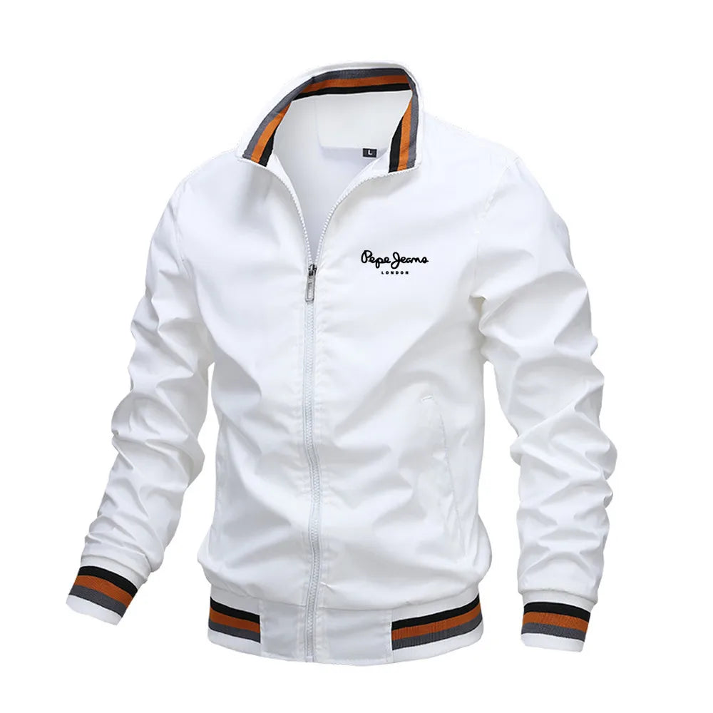 Blouson Aviateur Imperméable Homme Loom & Soul – Coupe-Vent Col Montant