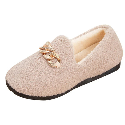 Pantoufles d'hiver en velours côtelé Rollstep™ – Chaussons d'intérieur chauds doublés en polaire pour hommes et femmes