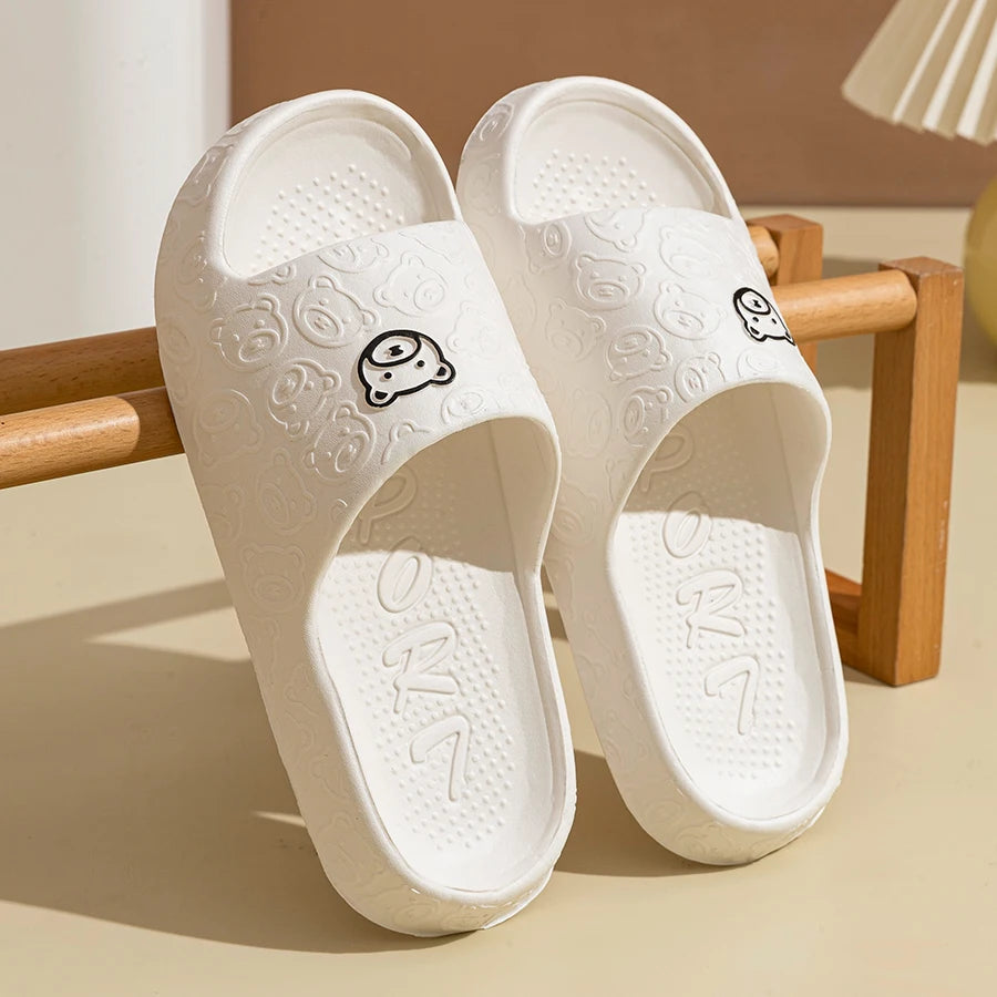Little Bear™ EVA Slides – Men’s Indoor Non-Slip Platform Slippers